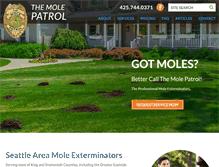 Tablet Screenshot of mole-patrol.com